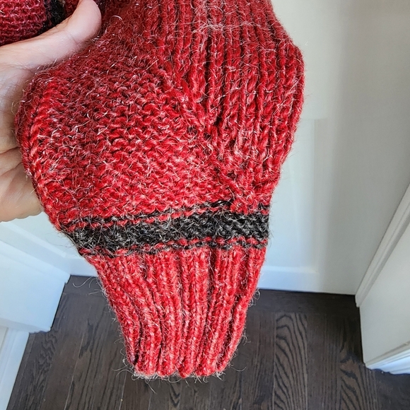 Harry Rosen Wool And Mohair Grandpa Sweater Sz L - Picture 8 of 8